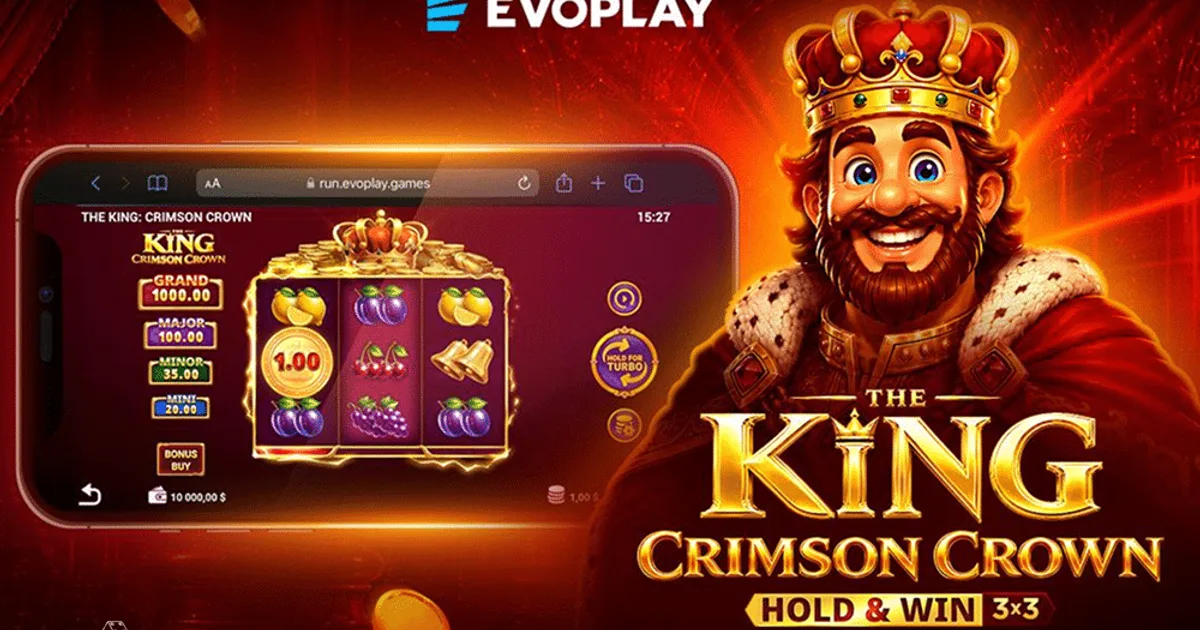 Evoplay расширяет линейку игр релизом The King: Crimson Crown