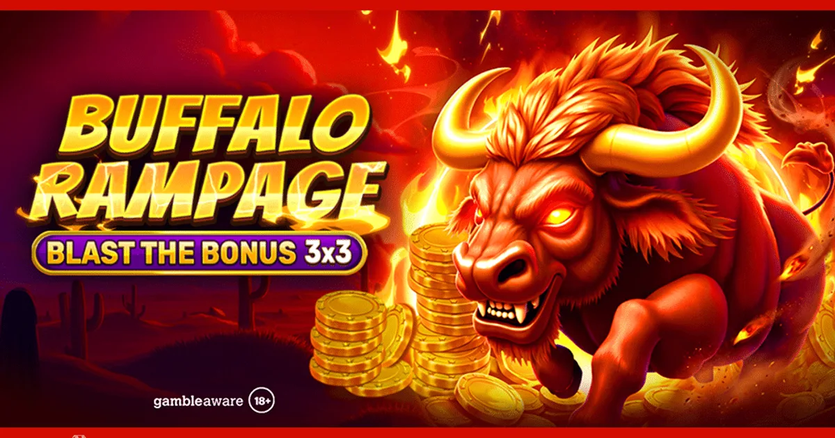 Spinomenal запускает Buffalo Rampage – Blast The Bonus 3×3