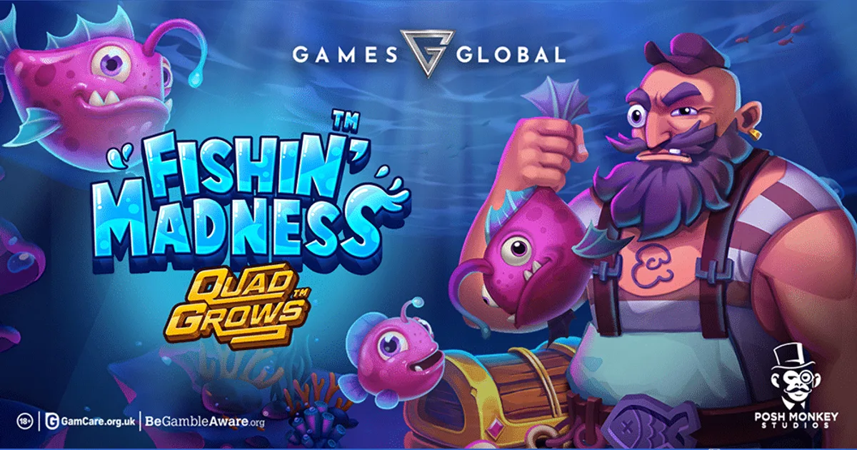 Games Global и Posh Monkey Studios представляют новую функцию катушки в Fishin’ Madness