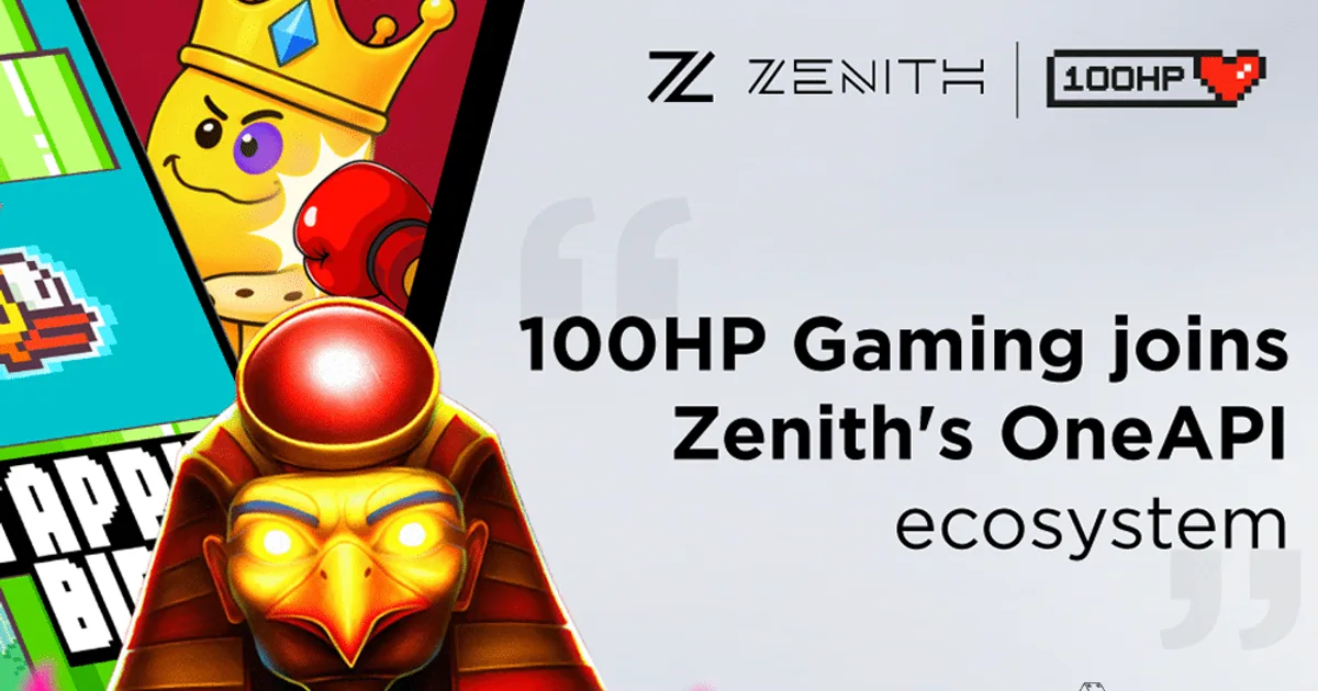 Zenith добавляет игры 100HP Gaming в свою экосистему OneAPI