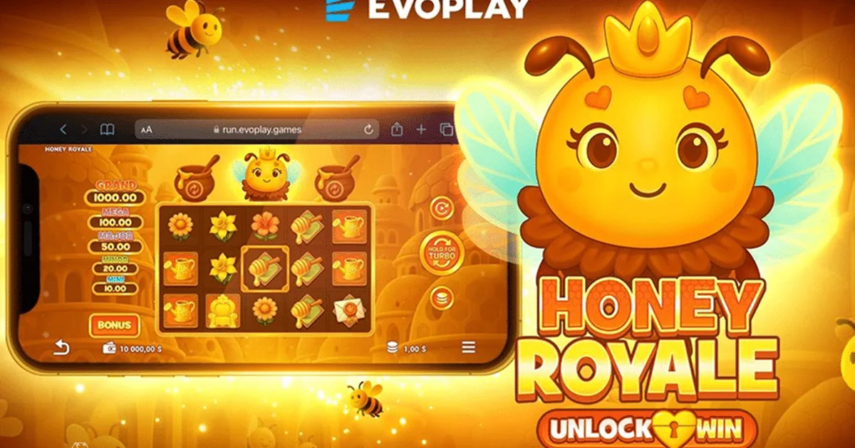 Evoplay представляет новый слот Honey Royale с пчелиной тематикой и джекпотами