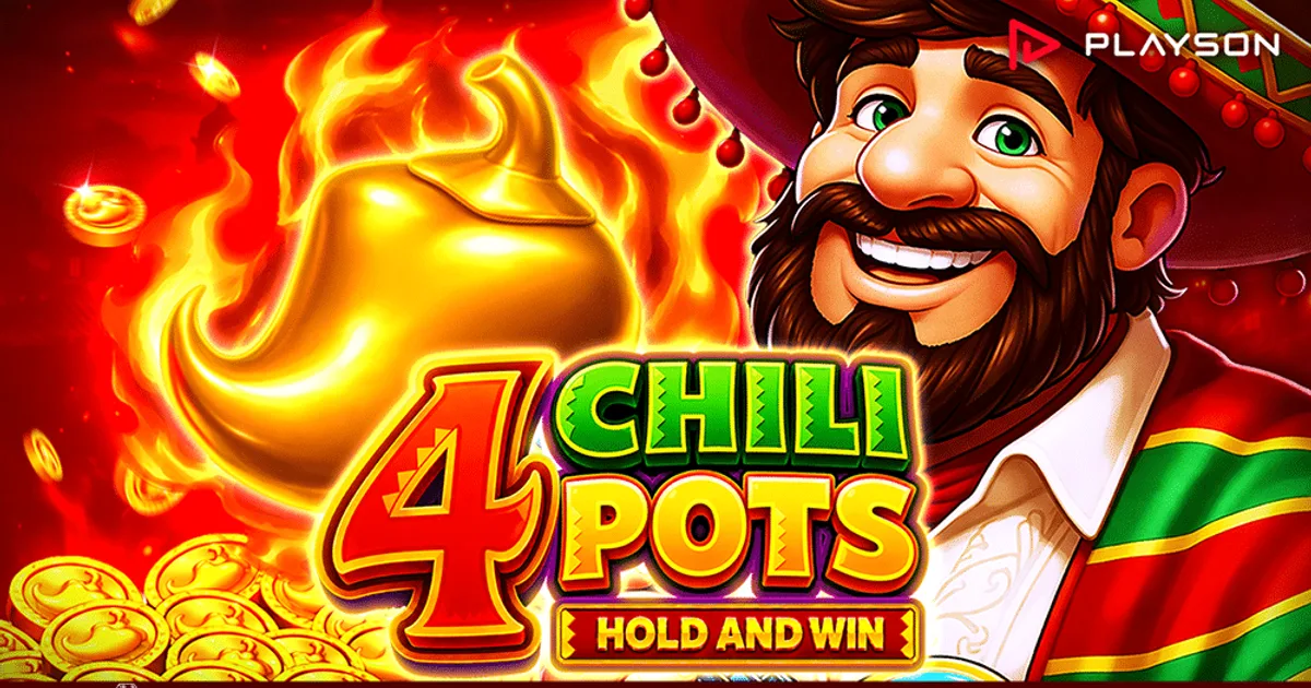 Плэйсон представил 4 Chili Pots: Hold and Win с двойным бонусным игровым процессом